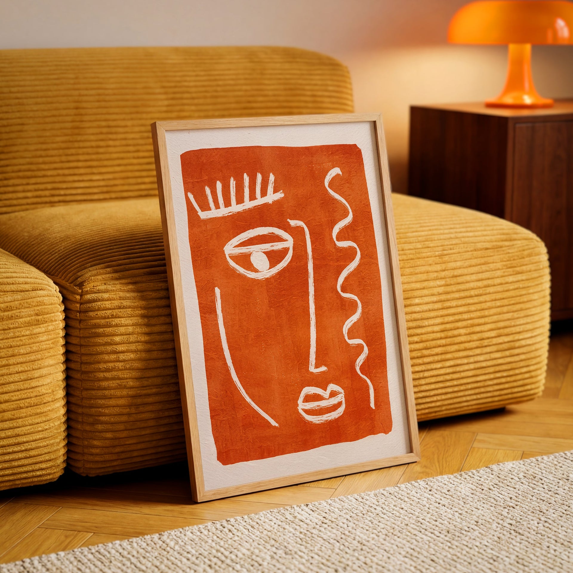 How to Pair Prints with Furniture at Home