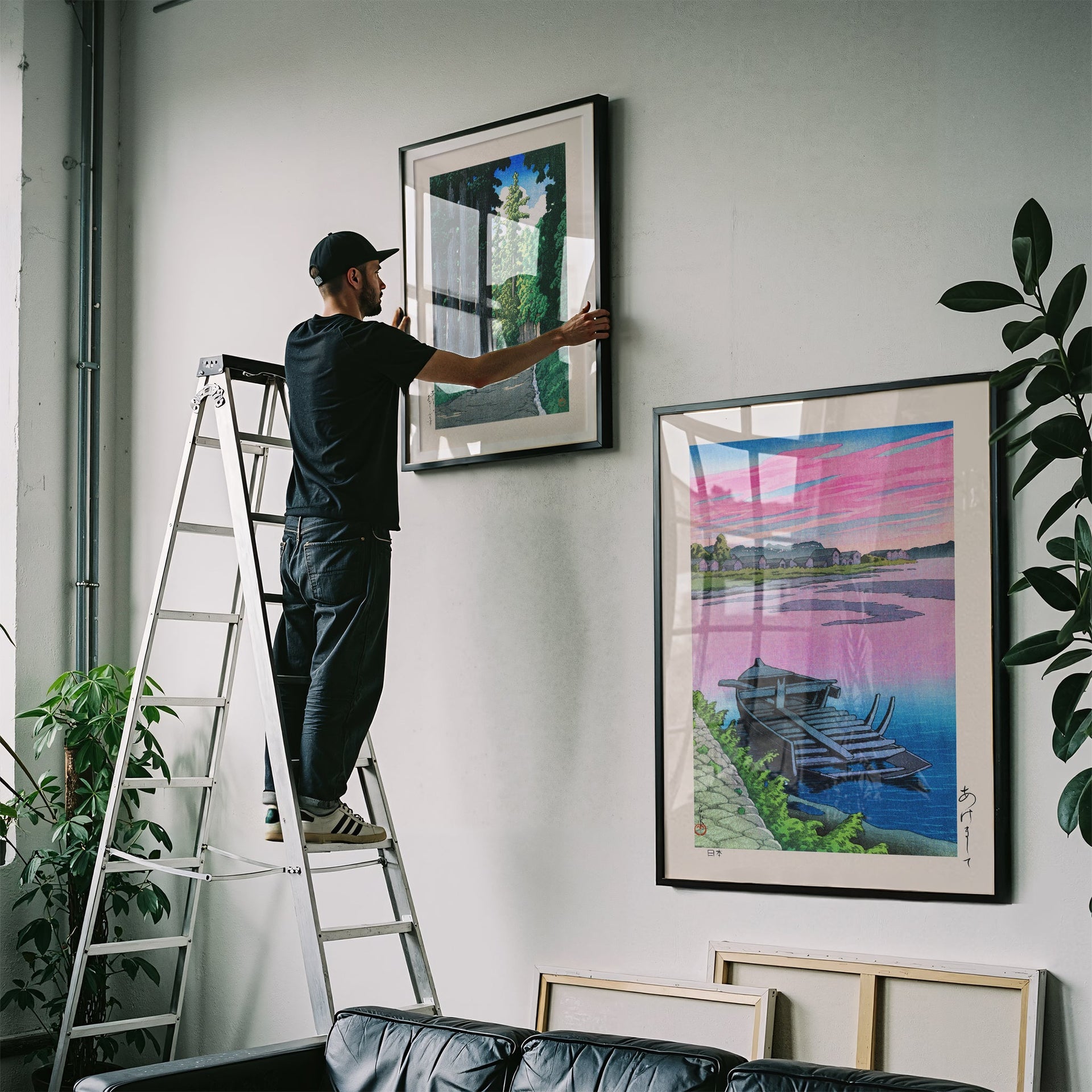 How to Style Japanese Woodblock Prints Wall Art