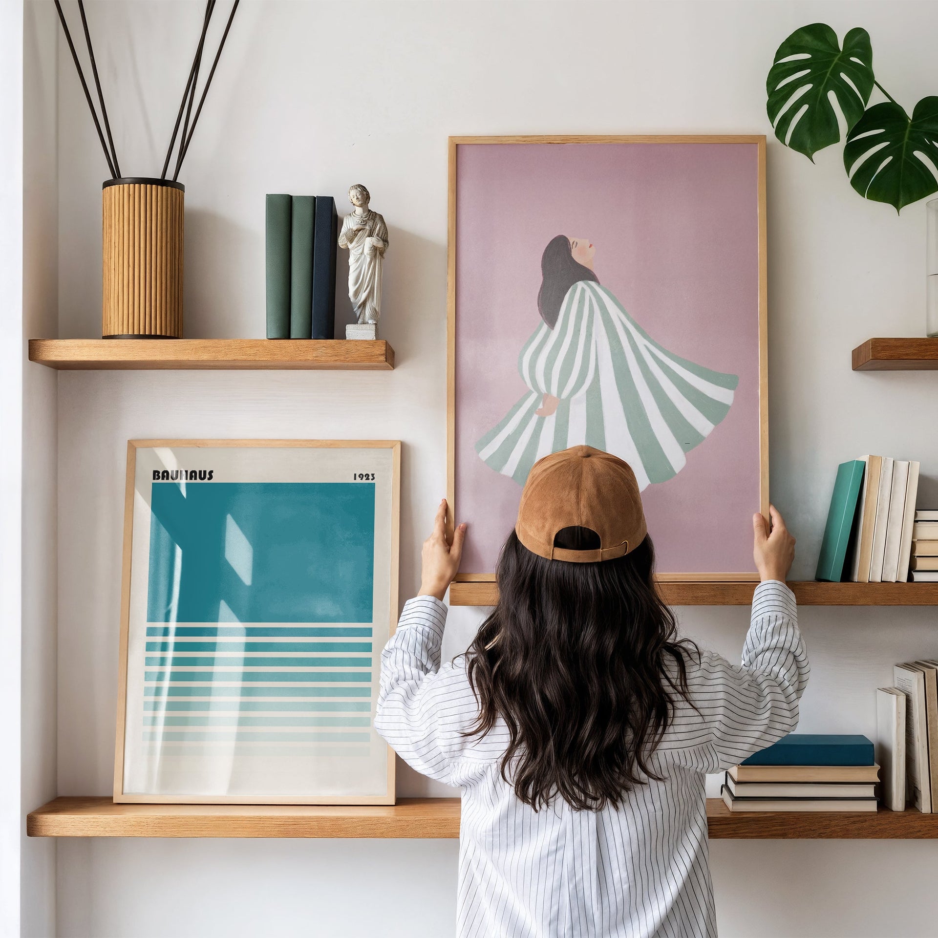 How to Style Fashion Illustration Prints Framed