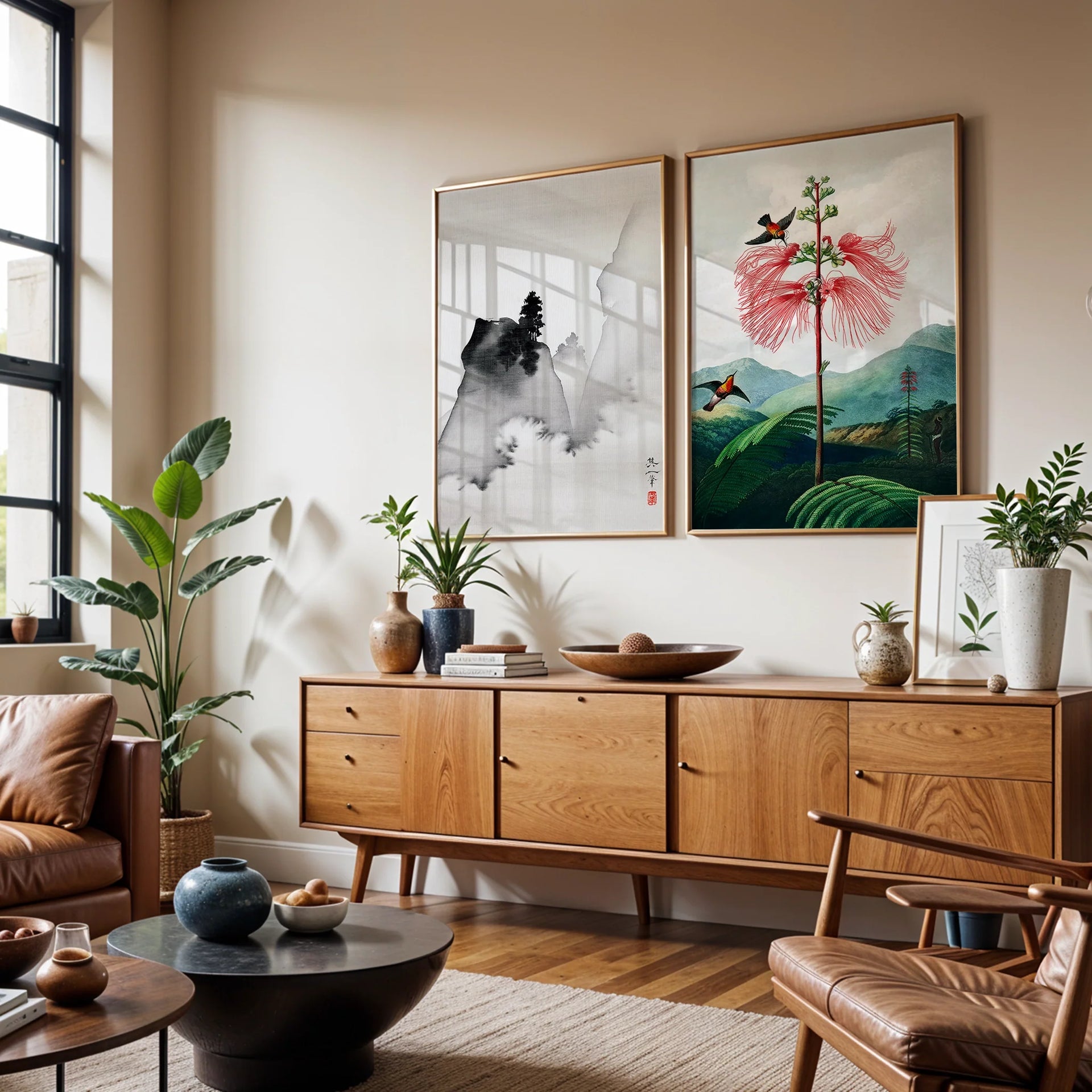 How to Style Vintage Botanical Wall Prints