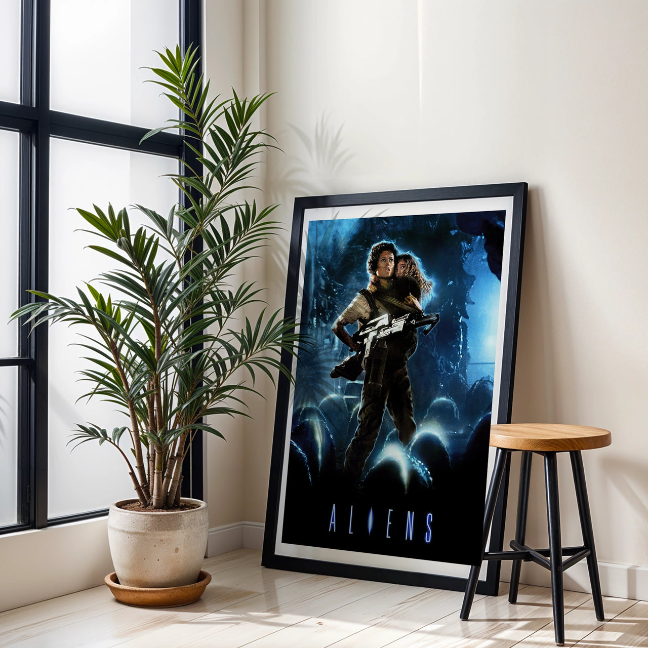Aliens, Framed Giclée Fine Art Poster Print