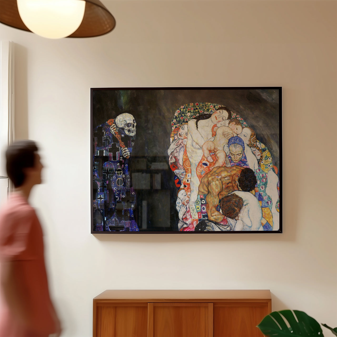 Death and Life, Gustav Klimt (1908–1915), Framed Giclée Fine Art Poster Print
