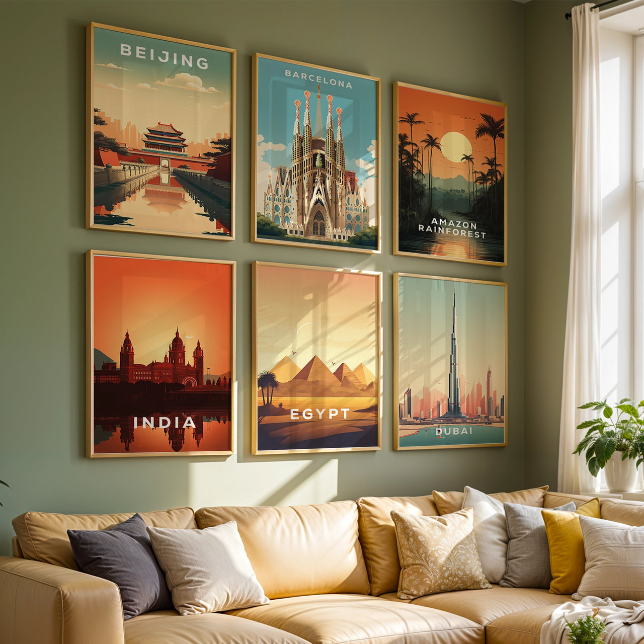 Egypt #2, Framed Giclée Fine Art Poster Print