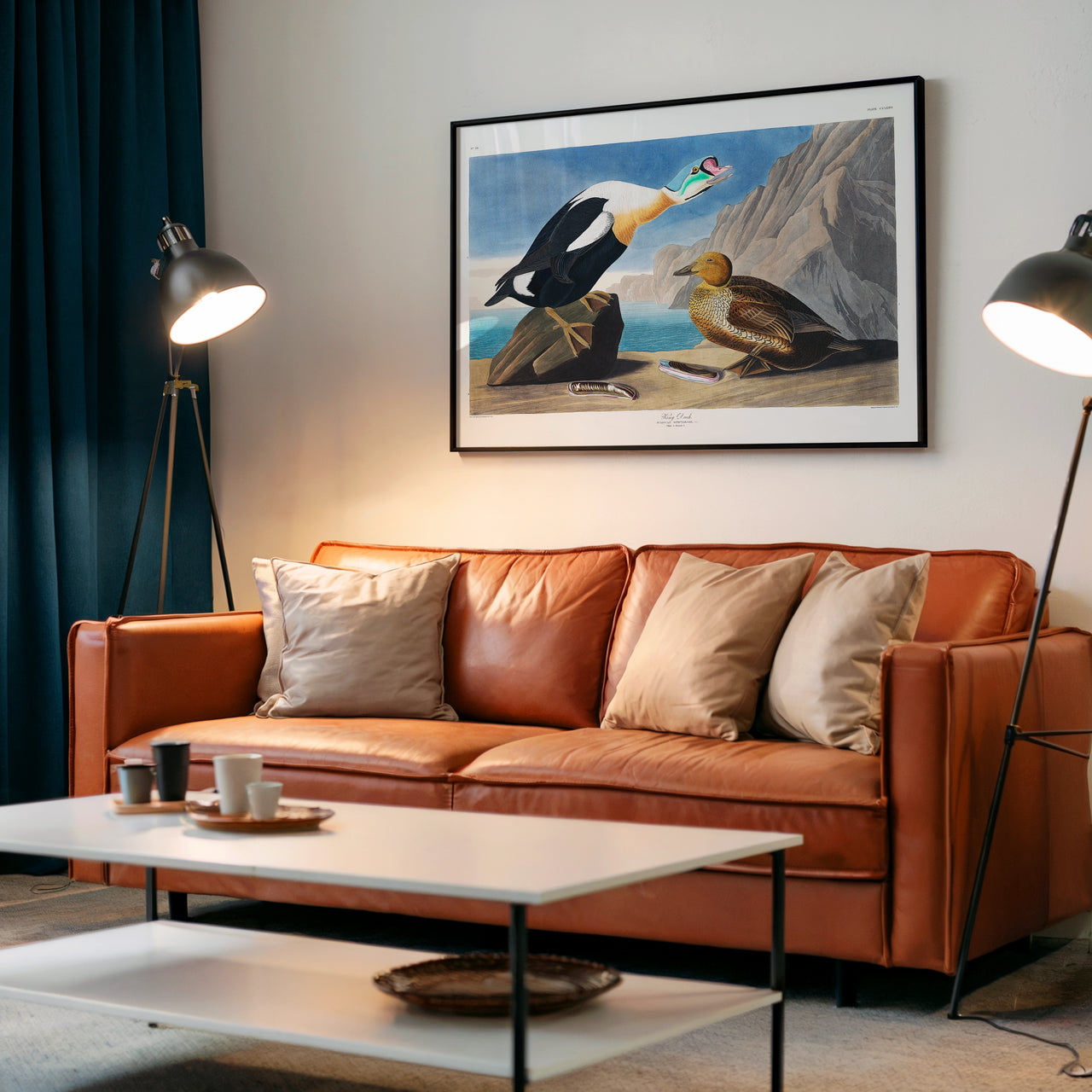 King Duck, John James Audubon, Framed Giclée Fine Art Poster Print