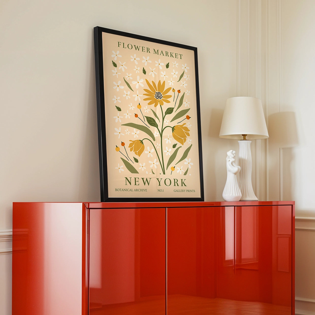 New York Flower Market, Gallery Prints, Giclée Fine Art Poster Print