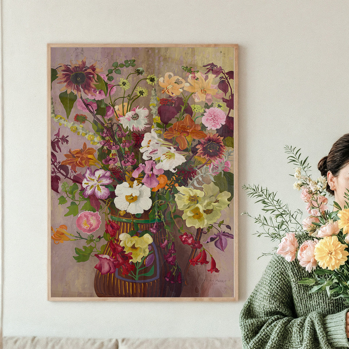 Still Life with Flowers and Jug, Cedric Morris