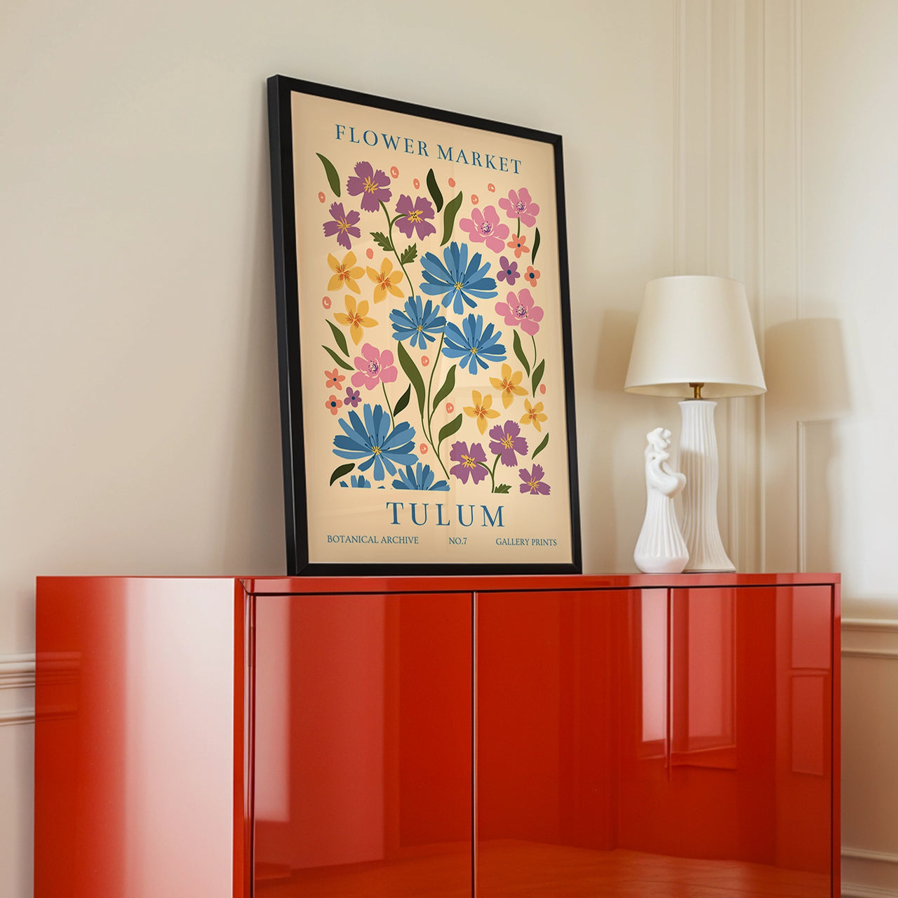 Tulum Flower Market, Gallery Prints, Giclée Fine Art Poster Print