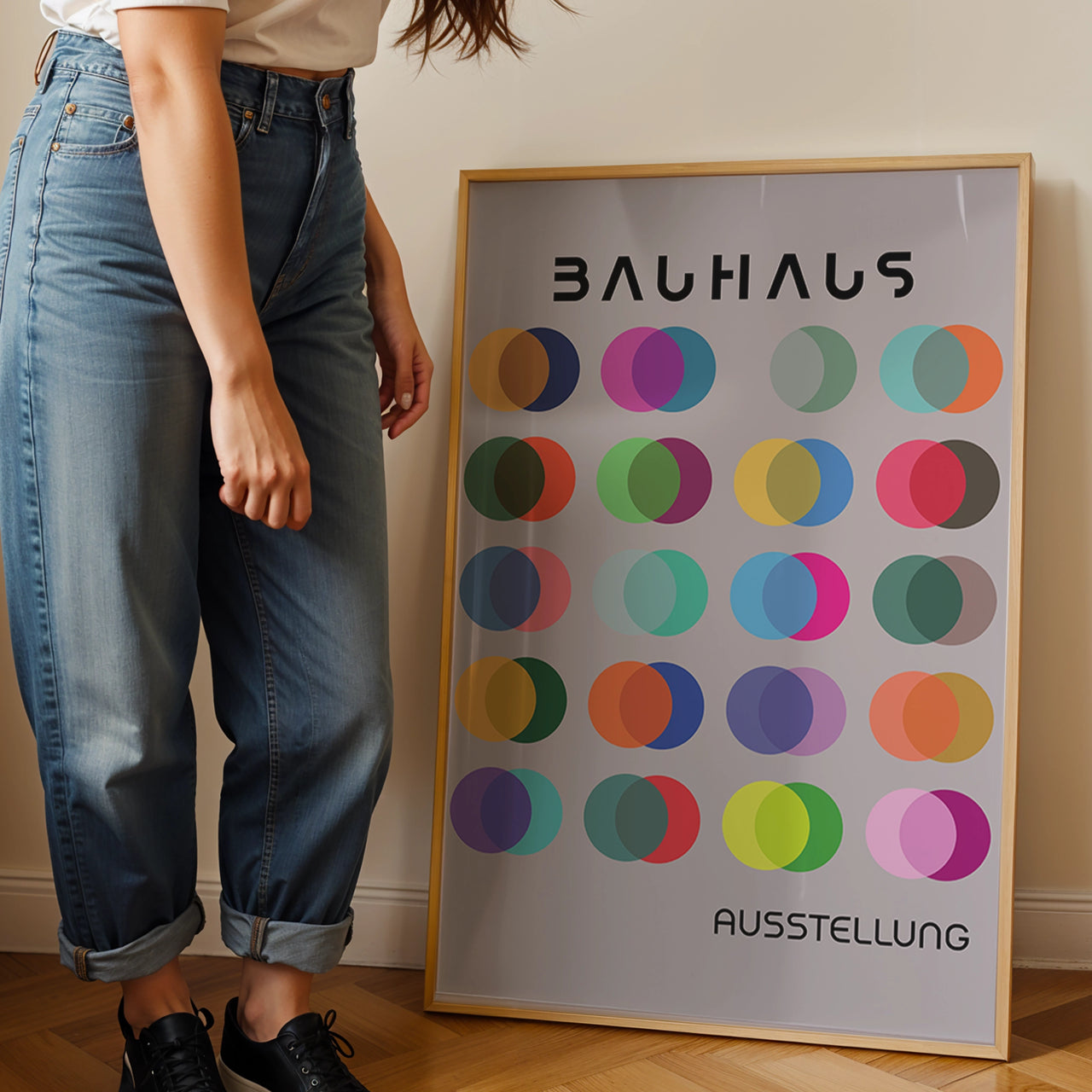 Bauhaus Print #4,  Framed Giclée Fine Art Poster Print