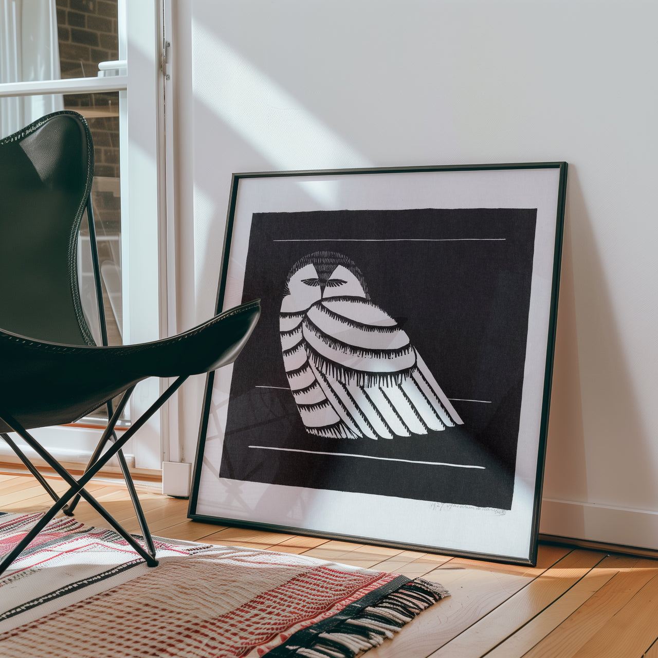 Owl, Samuel Jessurun de Mesquita (c.1900–1915), Framed Giclée Fine Art Poster Print