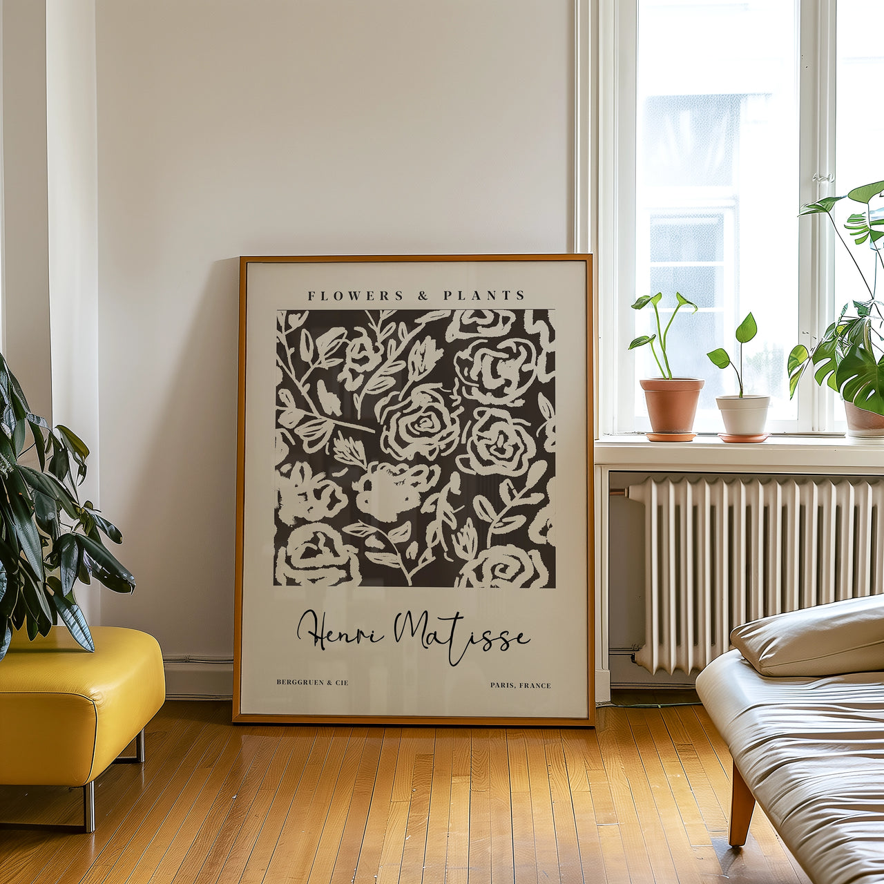 Abstract Flower #1, Matisse, Giclée Fine Art Poster Print