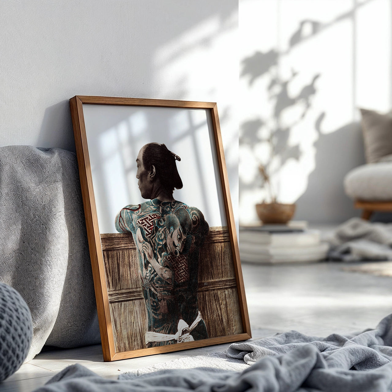 Tattoo, Vintage Japanese, Framed Giclée Fine Art Poster Print