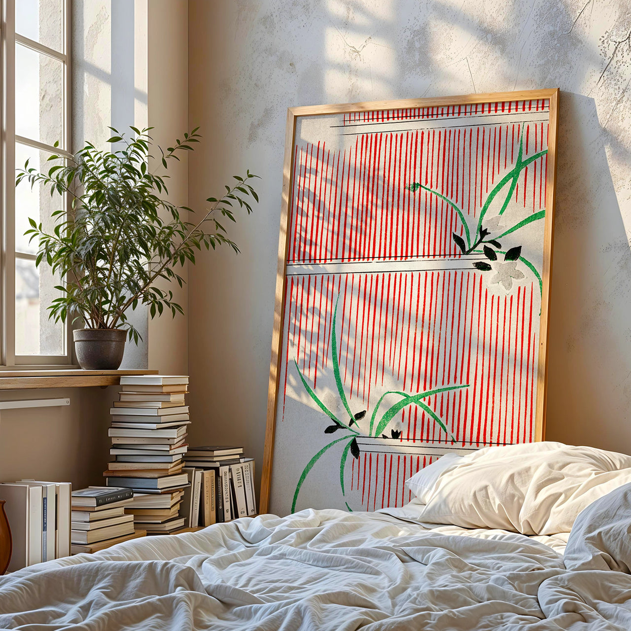 Woodblock, Vintage Japanese, Framed Giclée Fine Art Poster Print